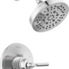 Delta Faucet Saylor 14 Series Chrome Shower Valve Trim Kit, Delta Shower System, Shower Faucet Set, Chrome Shower Fixture, Shower Head and Handle Set, Chrome T14235 (Valve Not Included)