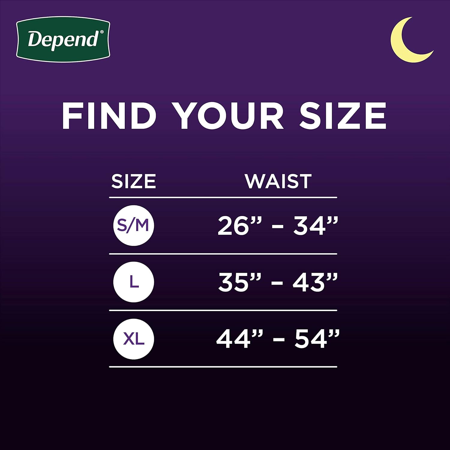 Depend Night Defense Adult Incontinence Underwear for Men, Disposable, Overnight, Large, Grey, 56 Count (4 Packs of 14), Packaging May Vary2