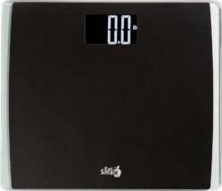 Eat Smart Precision Digital Bathroom Scale, 550 lb High Capacity Scale, Extra Wide Platform, Bath Scale for Body Weight, Black