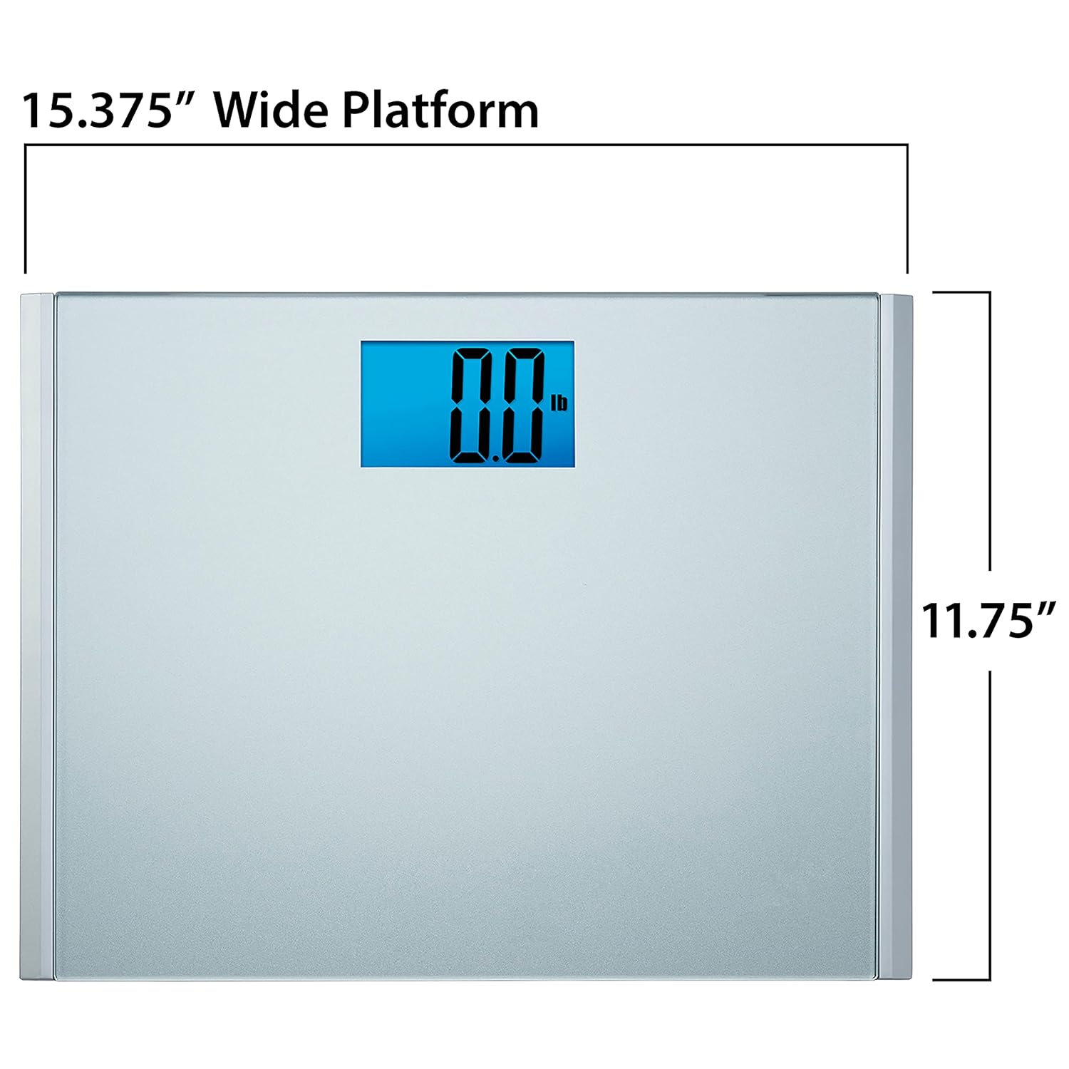 Eat Smart Precision Plus Digital Bathroom Scale with Ultra-Wide Platform, 440 lb Capacity, Bath Scale for Body Weight, Grey4