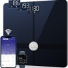 FITINDEX Wi-Fi Scale for Body Weight, Bluetooth Body Fat Scale Smart Digital Weight BMI Scale Bathroom Scale 13 Body Composition Analysis Health Monitor with ITO Coating Technology