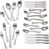 Gorham Studio 45-Piece Flatware Set, 6.30 LB, Metallic