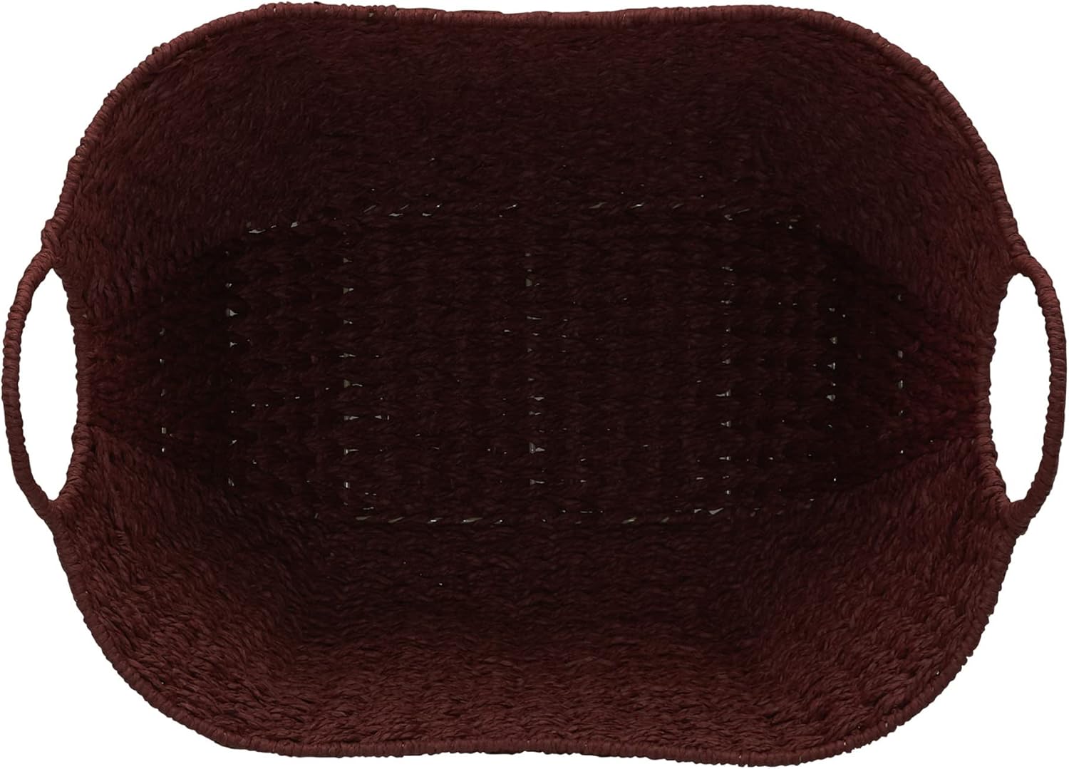 Household Essentials Paper Rope Basket with Handles, Natural Woven Woven Storage Basket, Great for Decoration or Organization6