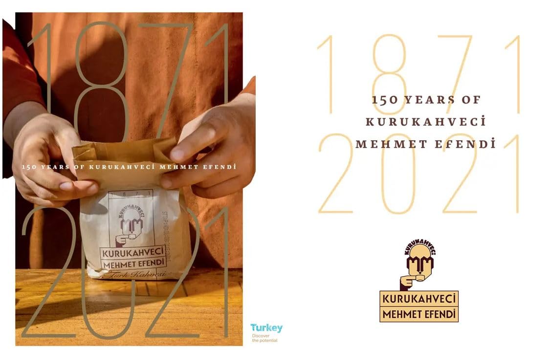 KURUKAHVECI MEHMET EFENDI Turkish Coffee, Arabica Beans, Roasted Ground,Rich Aroma, Fresh, Medium to Heavy-bodied, Original Taste Since 1871 (17.6 OZ 500 Gr) Pack of 36