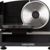 Kalorik 200 Watts Professional Food Slicer, Black (AS 45493 BK)