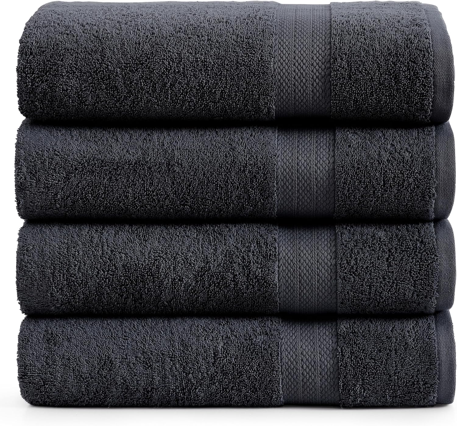 LANE LINEN Bath Sheets Bathroom Towel Set- 4 Pack 100% Cotton Extra Large Bath Towels, Oversized Bath Towels, Luxury Bath Towels Large Bathroom Set, Shower Bath Towel Sets for Bathroom, 35x66 - Black LANE LINEN Bath Sheets Bathroom Towel Set- 4 Pack 100% Cotton Extra Large Bath Towels, Oversized Bath Towels, Luxury Bath Towels Large Bathroom Set, Shower Bath Towel Sets for Bathroom, 35x66 - Black