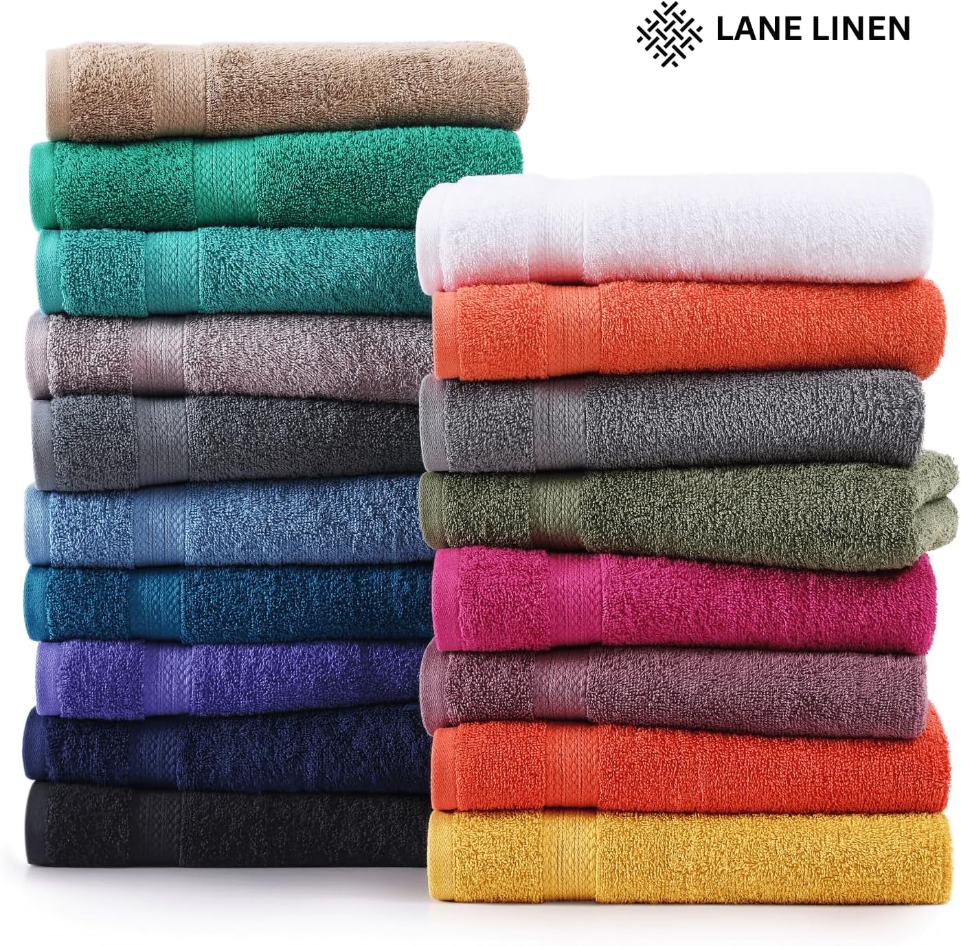 LANE LINEN Bath Sheets Bathroom Towel Set- 4 Pack 100% Cotton Extra Large Bath Towels, Oversized Bath Towels, Luxury Bath Towels Large Bathroom Set, Shower Bath Towel Sets for Bathroom, 35x66 - Black7