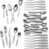 Lenox Emerick 65-Piece Flatware Set, 9.70 LB, Metallic