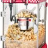 Little Bambino Popcorn Machine - Old-Fashioned Countertop Popper with 2.5-Ounce Kettle, Measuring Cups and Scoop by Great Northern Popcorn (Red)