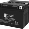 Mighty Max Battery YTZ14S -12 Volt 11.2 AH, 230 CCA, Rechargeable Maintenance Free SLA AGM Motorcycle Battery - Pack of 2