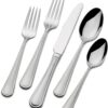 Mikasa 18/0 Virtuoso Frost, 65 Piece Set, Service For 12, Stainless Steel
