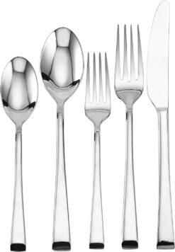 Mikasa Rockford 18 10 Stainless Steel, 20-Piece Flatware Set, Service for 4, Silver