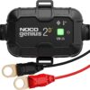 NOCO GENIUS2D, 2A Direct-Mount Onboard Car Battery Charger, 12V Automotive Charger, Battery Maintainer, Trickle Charger, Float Charger and Desulfator for Marine, ATV, Truck and Deep Cycle Batteries