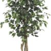 Nearly Natural 5299 Ficus Silk Tree, 4-Feet(48 in), Green