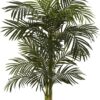 Nearly Natural 5ft. Golden Cane Palm Artificial Tree, Green
