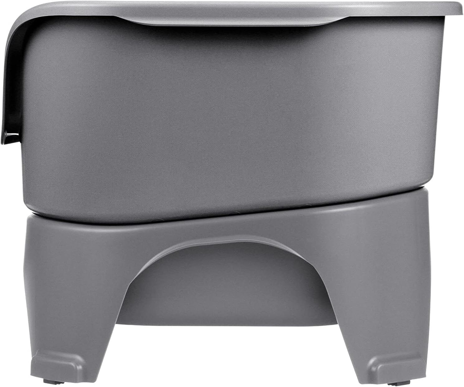 Neater Feeder - Express Model - Mess-Proof Dog Bowls (Medium Large, Gunmetal Grey) – Made in USA – Elevated, No Spill, Non-Tip, Non-Slip, Raised Stainless Steel Food & Water Pet Bowls11