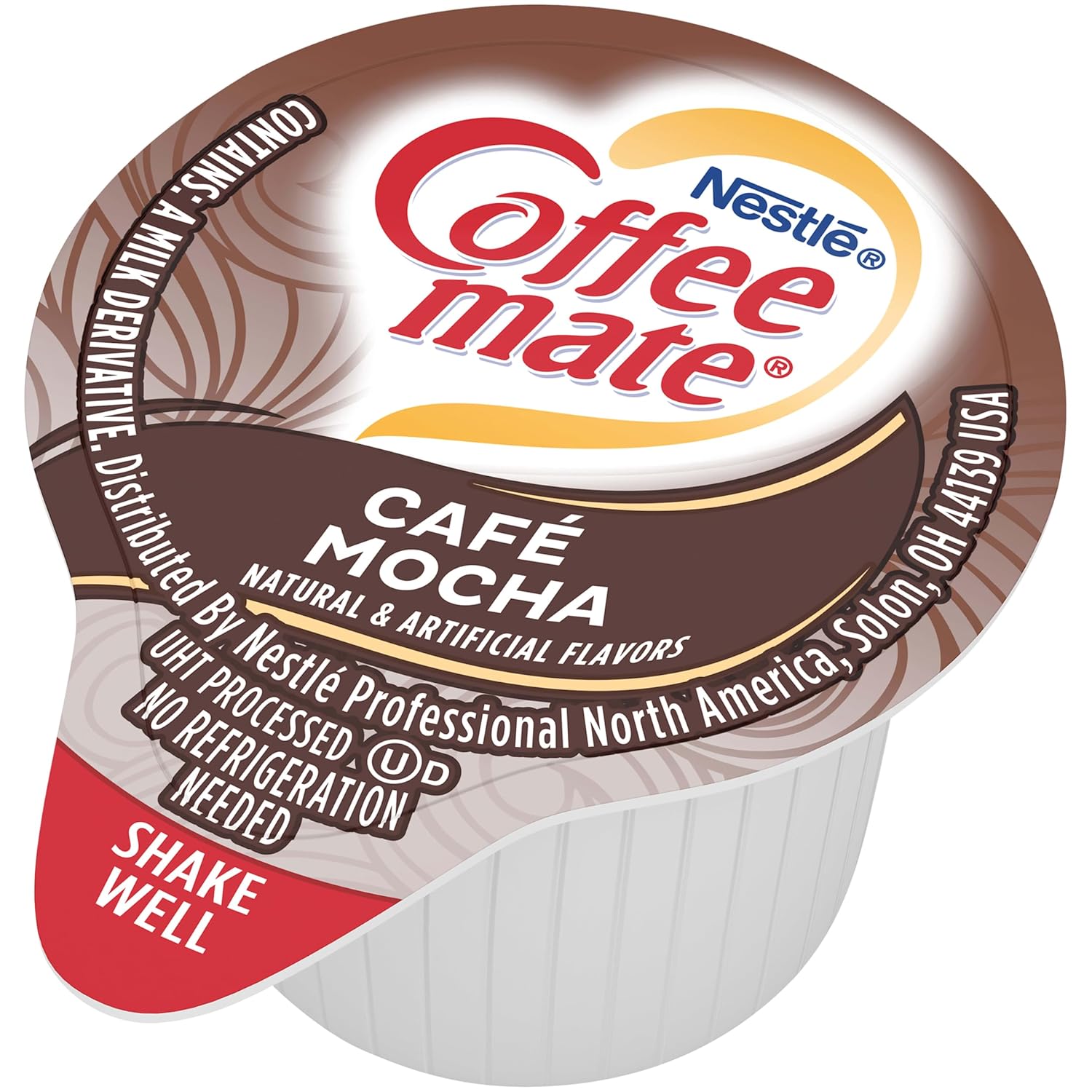 Nestle Coffee Mate Coffee Creamer, Cafe Mocha, Liquid Creamer Singles, Non Dairy, No Refrigeration, Box of 50 Singles (Pack of 4)7