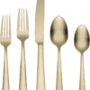 Oneida B1025020AL21 Aptitude Champagne Satin 20 Piece Flatware Set