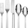 Oneida Chef's Table 20 Piece Everyday Flatware, Service for 4, 18/0 Stainless Steel, Silverware Set