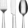 Oneida Chef's Table 24 Piece Everyday Flatware Dining Set, 3.70 LB, Metallic