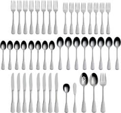 Oneida Colonial Boston 45-Piece Flatware Set, Service for 8