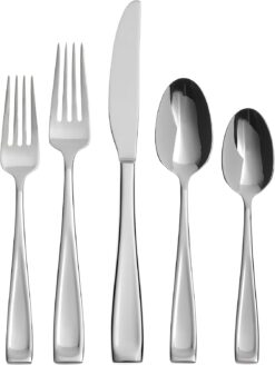 Oneida Moda 65-Piece Flatware Set, Service for 12