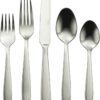 Oneida Mooncrest 65-Piece Flatware Set, Service for 12 Silver