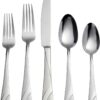 Oneida River 20 Piece Everyday Flatware, Service for 4 18/0 Stainless Steel, Silverware Set