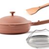 Our Place Always Pan 2.0-10.5-Inch Nonstick, Toxin-Free Ceramic Cookware | Versatile Frying Pan, Skillet, Saute Pan | Stainless Steel Handle | Oven Safe | Lightweight Aluminum Body | Spice