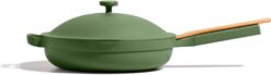 Our Place Always Pan - Large 12.5-Inch Nonstick, Toxin-Free Ceramic Cookware | Versatile Frying Pan, Skillet, Saute Pan | Stay-Cool Handle | Oven Safe | Lightweight Aluminum Body | Sage