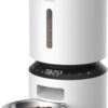 PETLIBRO Automatic Cat Feeder, Automatic Dog Feeder with Freshness Preservation, 5L Timed Cat Feeders for Dry Food, Up to 6 Meals Per Day, Granary Pet Feeder for Cats/Dogs, White