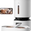 PETLIBRO Automatic Cat Feeder with Camera for Two Cats, 1080P HD Video with Night Vision, 5G WiFi Pet Feeder with Phone APP Control, 2-Way Audio for Cat & Dog, Low Food & Motion & Sound Alerts