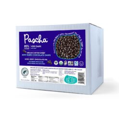Pascha Bulk Organic Bitter Sweet, 85% Cacao, Mini Chocolate Chips, 10 Pounds