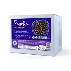 Pascha Bulk Organic Bitter Sweet Chocolate Chips 85% Cacao, UTZ, Gluten Free, Non GMO, 10 Pound