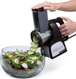 Presto 02970 Professional SaladShooter Electric Slicer/Shredder, Black,1 count