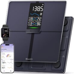 Professional Smart Scale for Body Weight, BMI, Body Fat, Muscle Mass, Highly Accurate Body Composition Weighing Machine, Bathroom Digital Scale Large Display Sync with Fitness App, 450lb