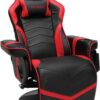 RESPAWN 900 Gaming Recliner - Video Games Console Recliner Chair, Computer Recliner, Adjustable Leg Rest and Recline, Recliner with Cupholder, Reclining Gaming Chair with Footrest - Red