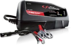 Schumacher SC1343 1.5A 6/12V Fully Automatic Battery Maintainer , Black