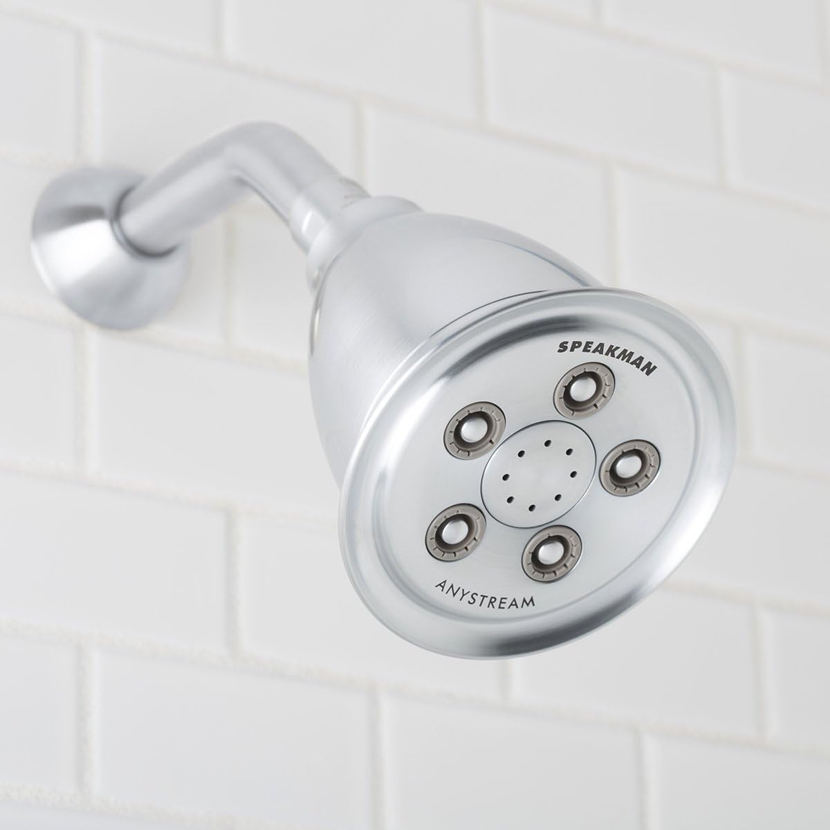 Speakman S-2005-HB-BC Hotel Anystream High Pressure 2.5 GPM Adjustable Shower Head, Brushed Chrome12