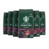 Starbucks Ground Coffee, Dark Roast Coffee, Sumatra, 100% Arabica, 6 bags (12 oz each)