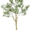 Tall Faux Olive Tree, 7ft（84in) Realistic Potted Silk Artificial Indoor with Green Leaves and Big Fruits for Home Office Living Room Bedroom Stairs Foyer Decor.