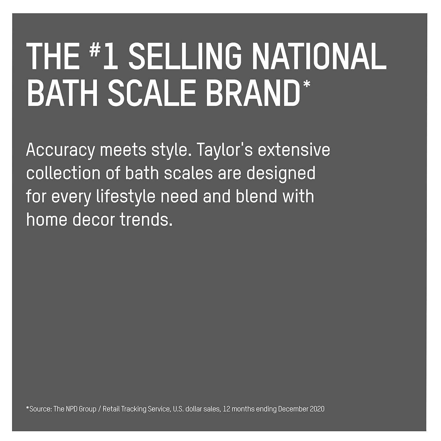 Taylor Digital Bathroom Scale, Highly Accurate Body Weight Scale, Instant On and Off, 400 lb, Sturdy Clear Glass with Chrome Finish Base6