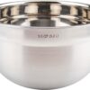 Tovolo Stainless Steel Mixing Bowl (5.5 Quart) - Kitchen & Home Essential for Food Storage, Serving, Salad, Food Prep, Baking, & Cooking / Dishwasher Safe
