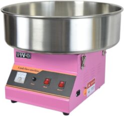 VIVO Pink Electric Commercial Cotton Candy Machine, Candy Floss Maker CANDY-V001