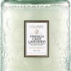 Voluspa French Cade Lavender Candle, 18 oz, Coconut Wax Blend, Scented Candles for Home, 100 Hour Burn Time, Candle Jars