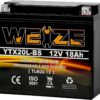 Weize YTX20L-BS High Performance Power Sports- Maintenance Free - Sealed AGM Battery ETX20L BS For Motorcycle ATV UTV snowmobile