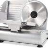 Weston Electric Meat Cutting Machine, Deli & Food Slicer, Adjustable Slice Thickness, Non-Slip Suction Feet, Removable 7.5" Stainless Steel Blade, Easy to Clean (61-0750-W)