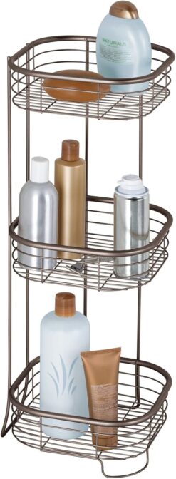 iDesign Standing Shower Caddy Organizer, The Forma Collection – 9.5