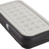 Air Mattress Twin Size with Built-in Electric Pump, Inflatable Air Bed Blow-up Airbed Durable for Camping, Home Guests & Portable Travel with Storage Bag, Easy to Inflate/Quick Set UP, Height 18''