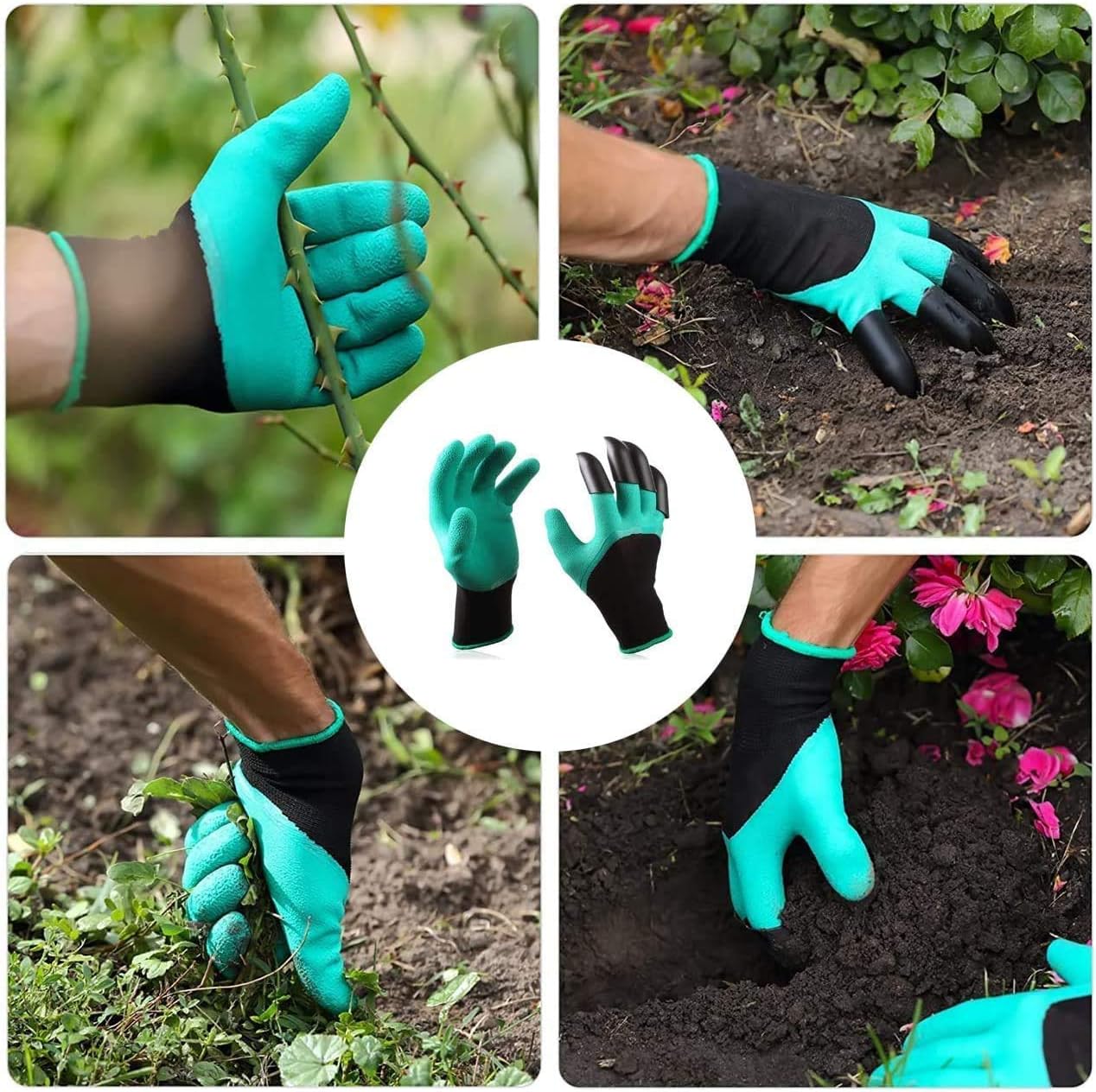 BDL Garden Kneeler and Seat, Upgraded Folding Garden Bench Stool Portable Garden Kneeler Sturdy Gardening Tools with 2 Free Tool Pouch, Detachable Belt, A Pair of Garden Gloves,EVA Kneeling Pad9